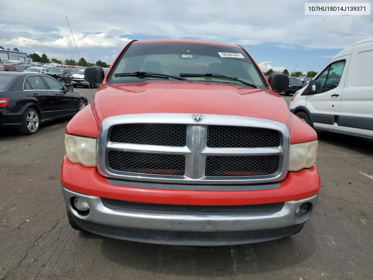 2004 Dodge Ram 1500 St VIN: 1D7HU18D14J139371 Lot: 68566304