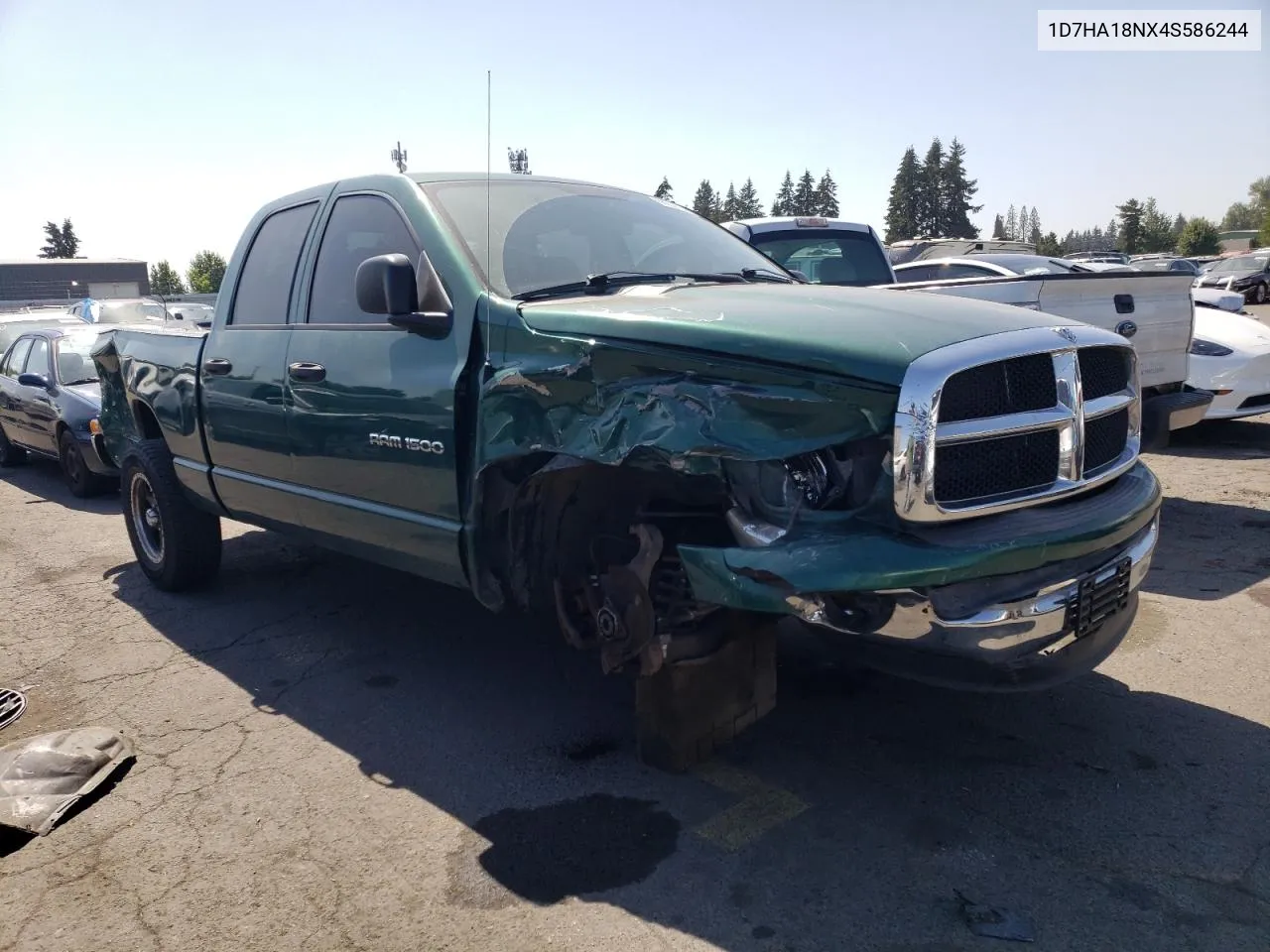 2004 Dodge Ram 1500 St VIN: 1D7HA18NX4S586244 Lot: 69069674