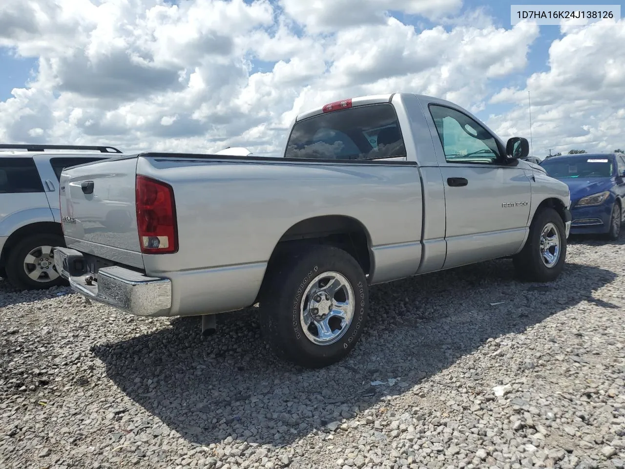 2004 Dodge Ram 1500 St VIN: 1D7HA16K24J138126 Lot: 69627024