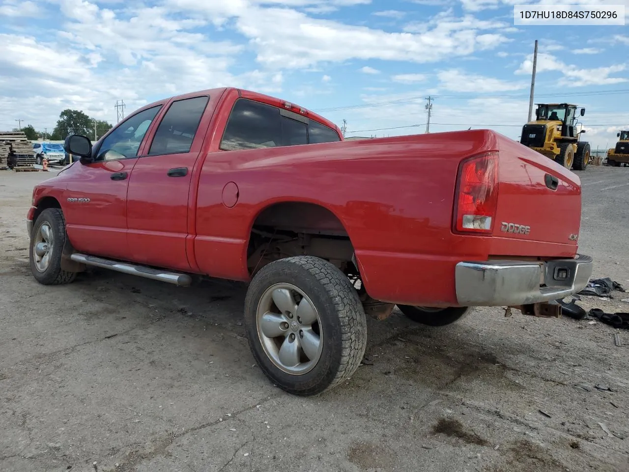 2004 Dodge Ram 1500 St VIN: 1D7HU18D84S750296 Lot: 69680444