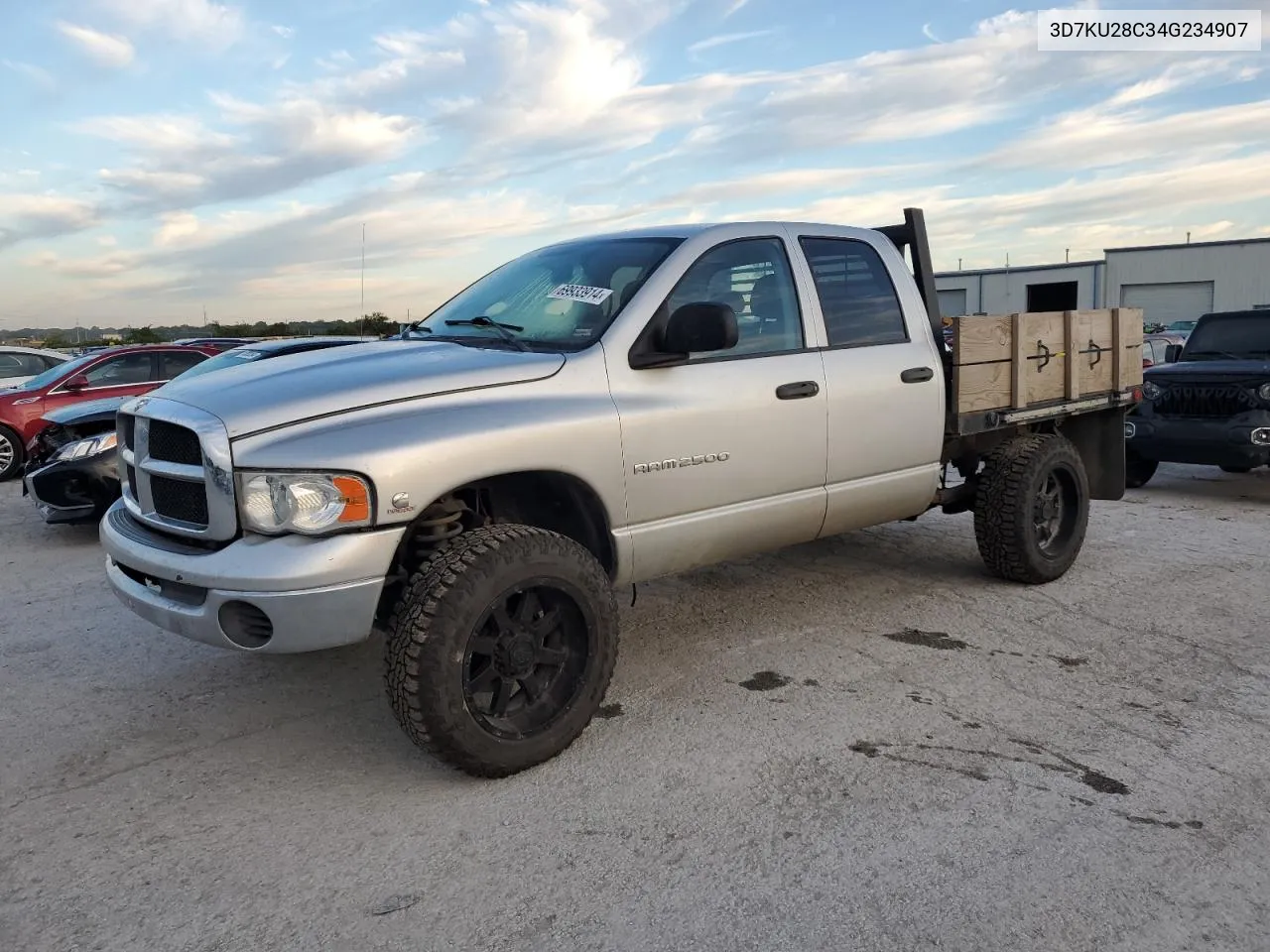 2004 Dodge Ram 2500 St VIN: 3D7KU28C34G234907 Lot: 69933914