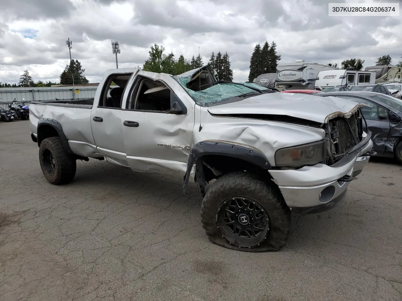 2004 Dodge Ram 2500 St VIN: 3D7KU28C84G206374 Lot: 70047774