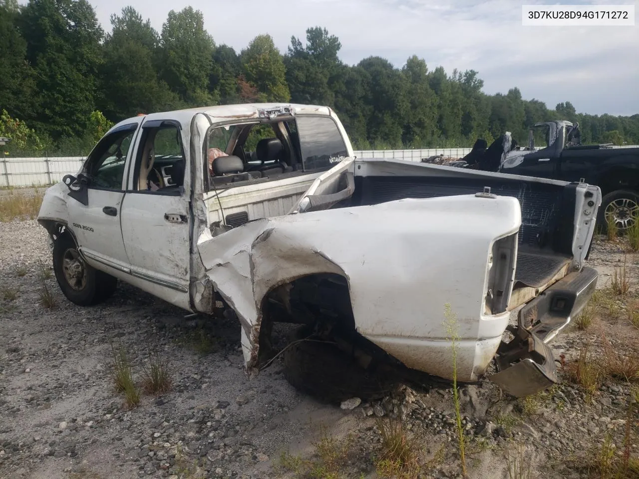 2004 Dodge Ram 2500 St VIN: 3D7KU28D94G171272 Lot: 70255984