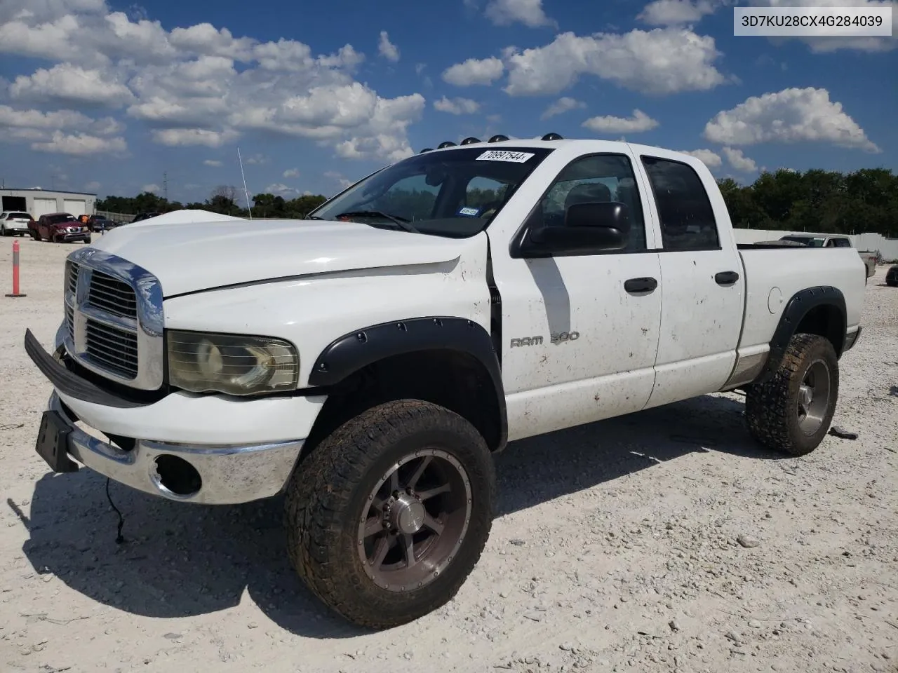 2004 Dodge Ram 2500 St VIN: 3D7KU28CX4G284039 Lot: 70997544