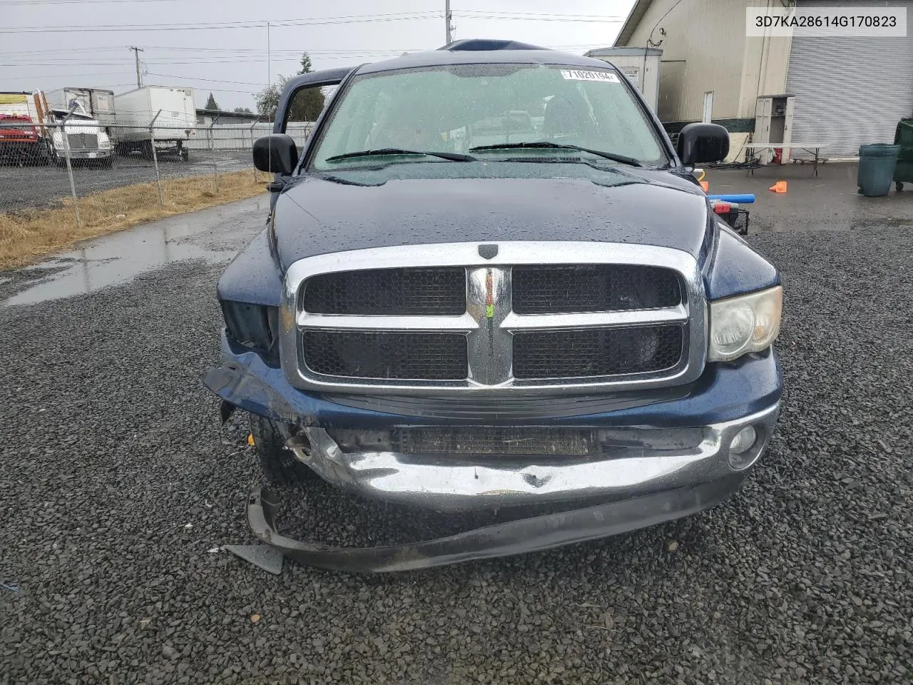 2004 Dodge Ram 2500 St VIN: 3D7KA28614G170823 Lot: 71020194