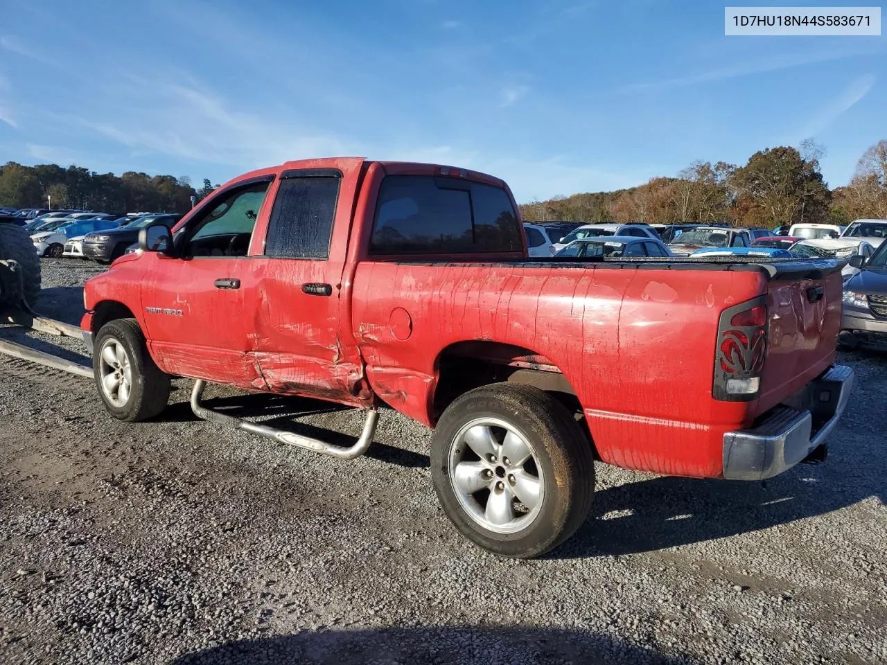 2004 Dodge Ram 1500 St VIN: 1D7HU18N44S583671 Lot: 71039954