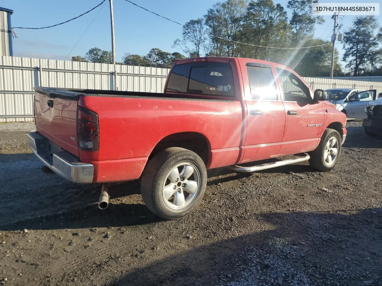 2004 Dodge Ram 1500 St VIN: 1D7HU18N44S583671 Lot: 71039954