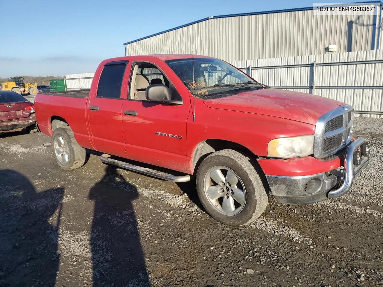 2004 Dodge Ram 1500 St VIN: 1D7HU18N44S583671 Lot: 71039954