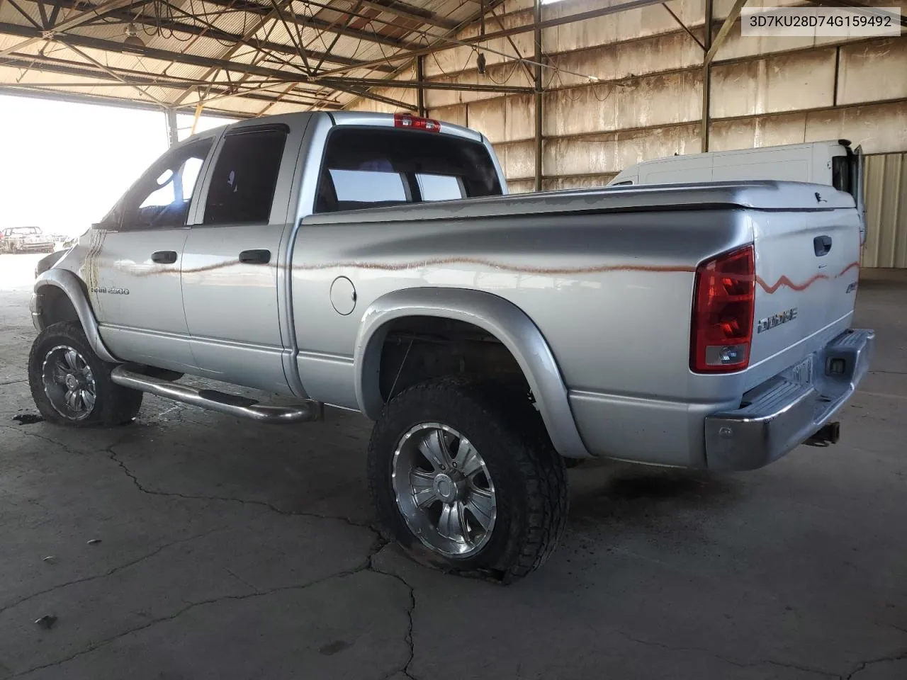 2004 Dodge Ram 2500 St VIN: 3D7KU28D74G159492 Lot: 71066064