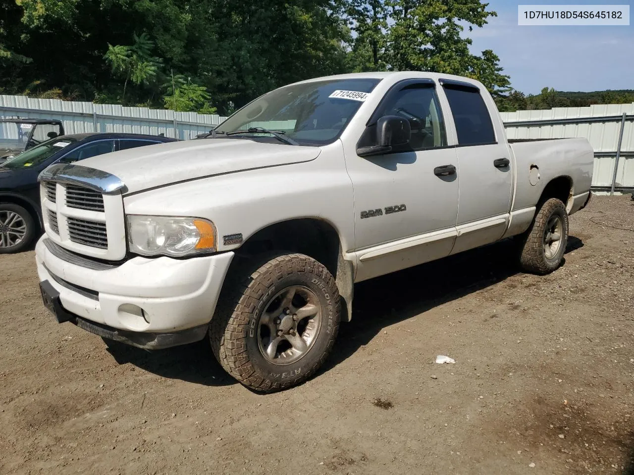 2004 Dodge Ram 1500 St VIN: 1D7HU18D54S645182 Lot: 71245994