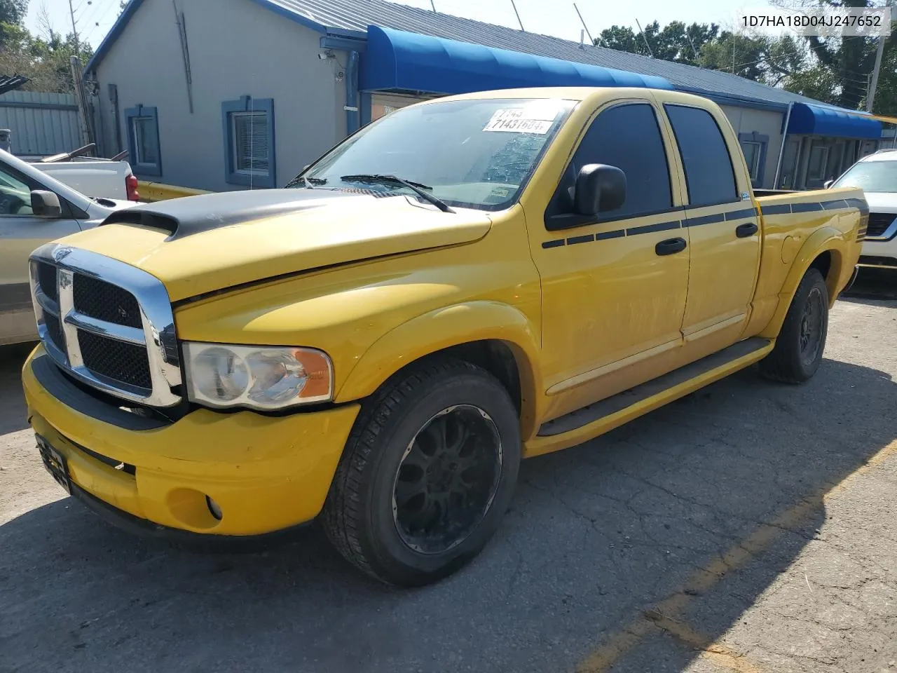 2004 Dodge Ram 1500 St VIN: 1D7HA18D04J247652 Lot: 71431684