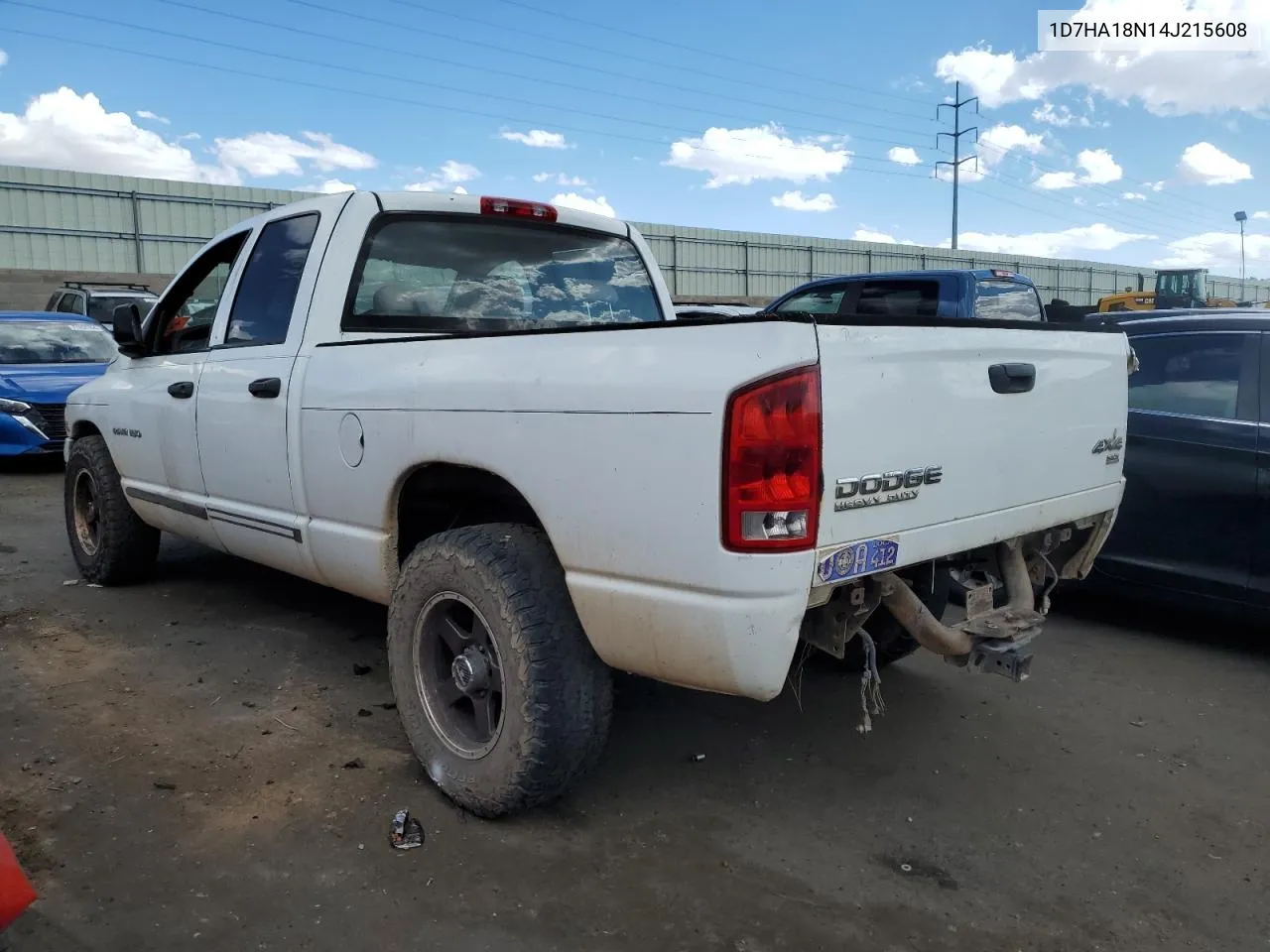 2004 Dodge Ram 1500 St VIN: 1D7HA18N14J215608 Lot: 71973114