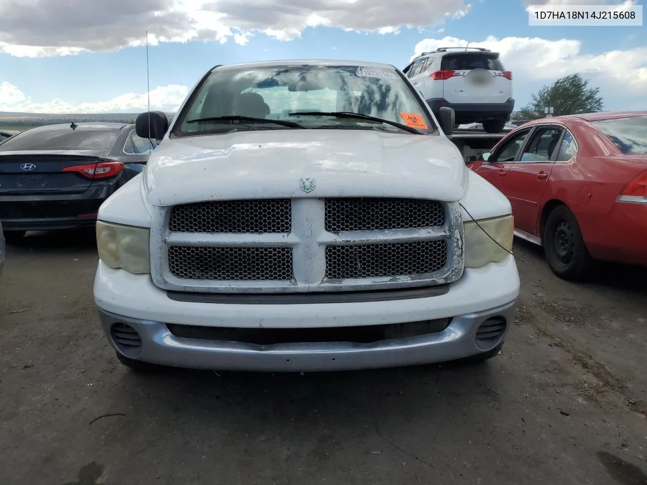 2004 Dodge Ram 1500 St VIN: 1D7HA18N14J215608 Lot: 71973114