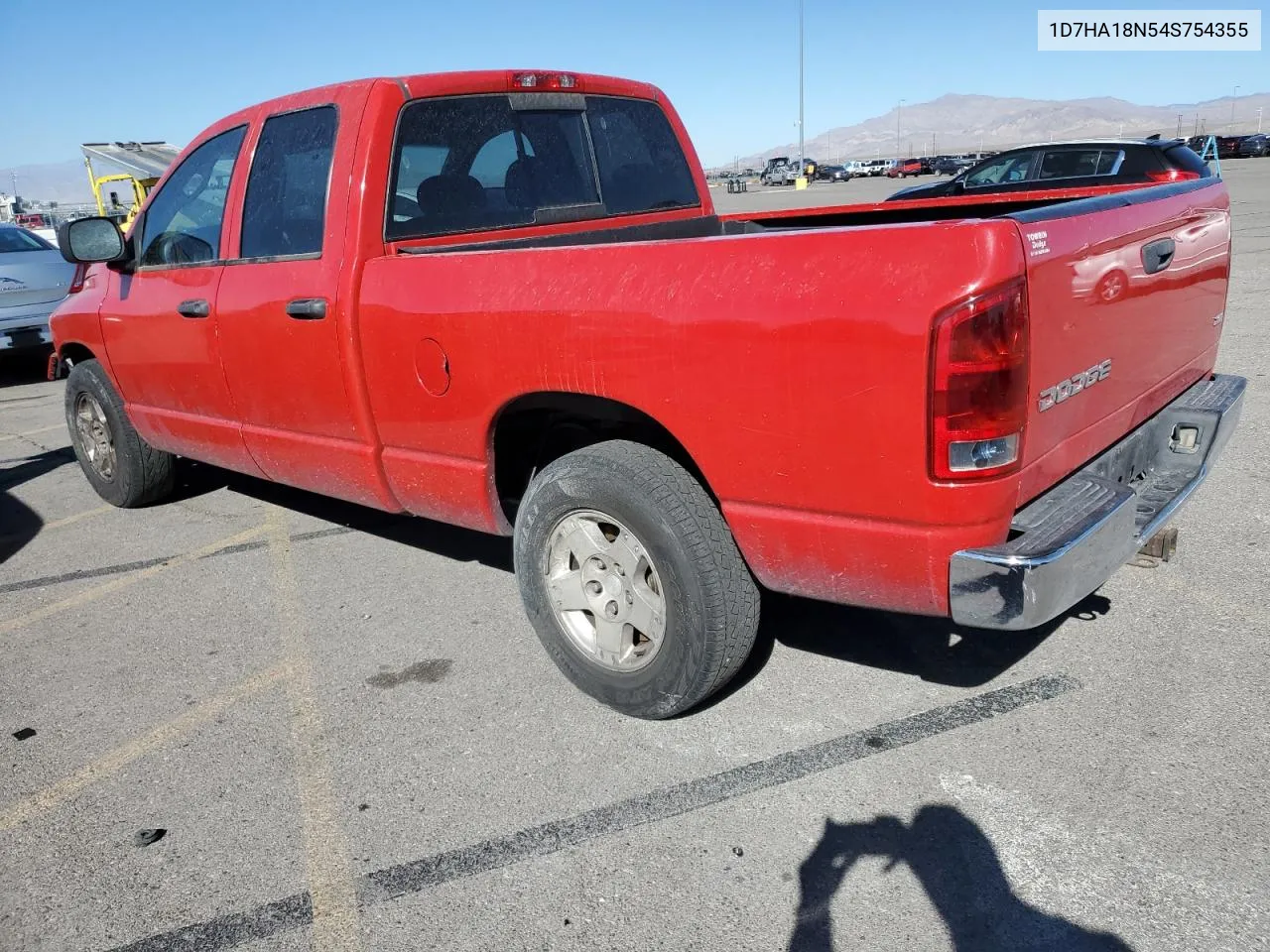 2004 Dodge Ram 1500 St VIN: 1D7HA18N54S754355 Lot: 72283214