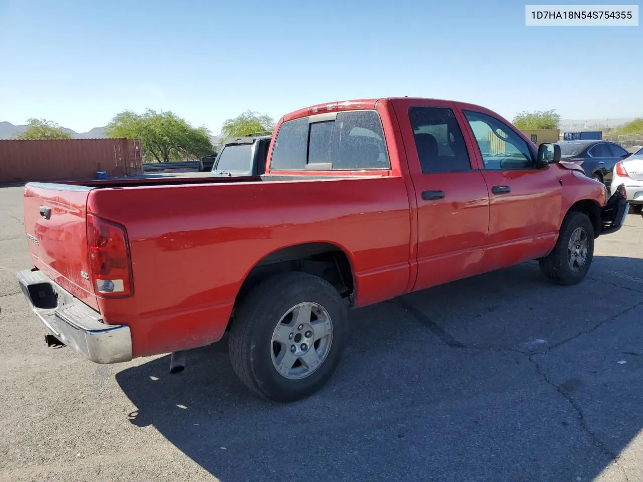 2004 Dodge Ram 1500 St VIN: 1D7HA18N54S754355 Lot: 72283214