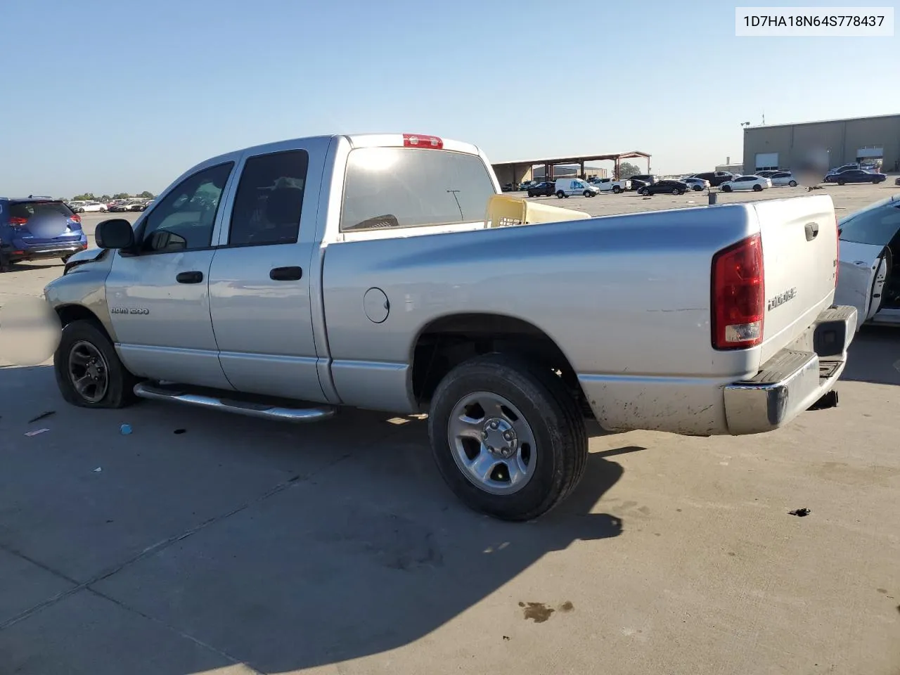 2004 Dodge Ram 1500 St VIN: 1D7HA18N64S778437 Lot: 72376054