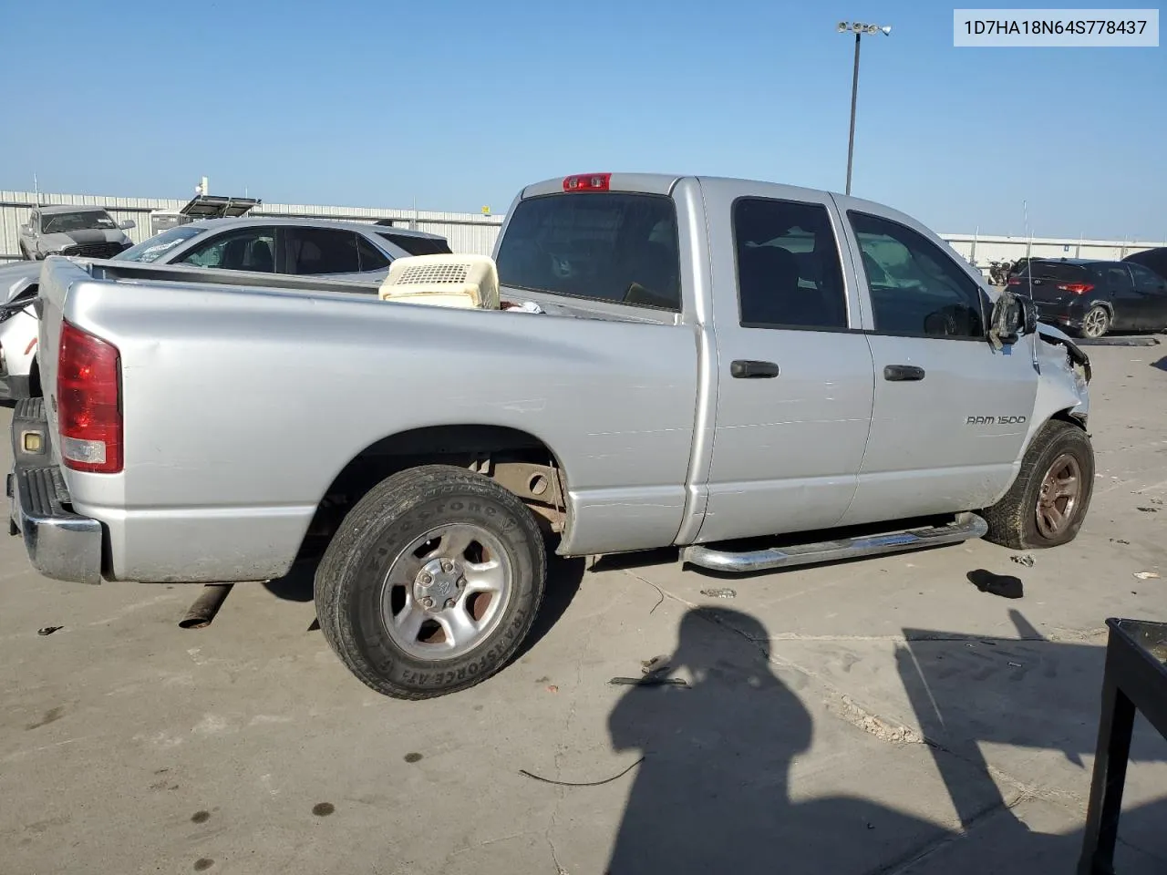 2004 Dodge Ram 1500 St VIN: 1D7HA18N64S778437 Lot: 72376054