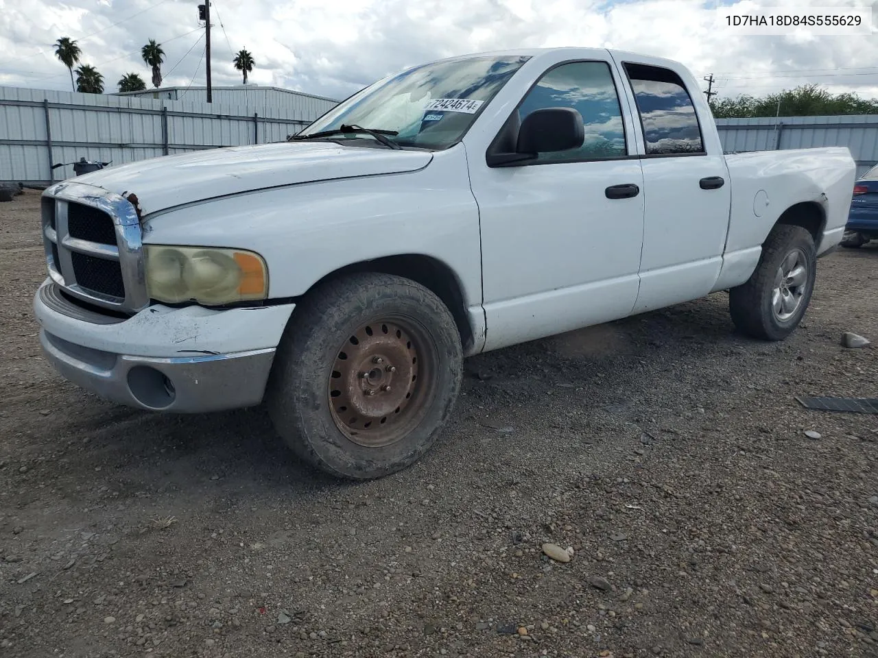 2004 Dodge Ram 1500 St VIN: 1D7HA18D84S555629 Lot: 72424674