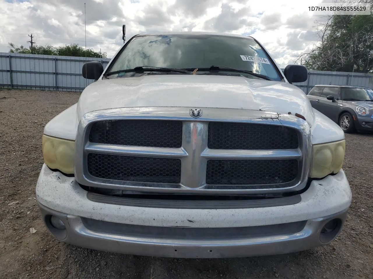 2004 Dodge Ram 1500 St VIN: 1D7HA18D84S555629 Lot: 72424674