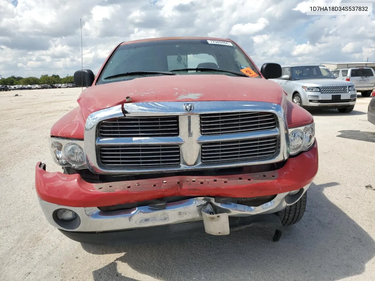 2004 Dodge Ram 1500 St VIN: 1D7HA18D34S537832 Lot: 72509484