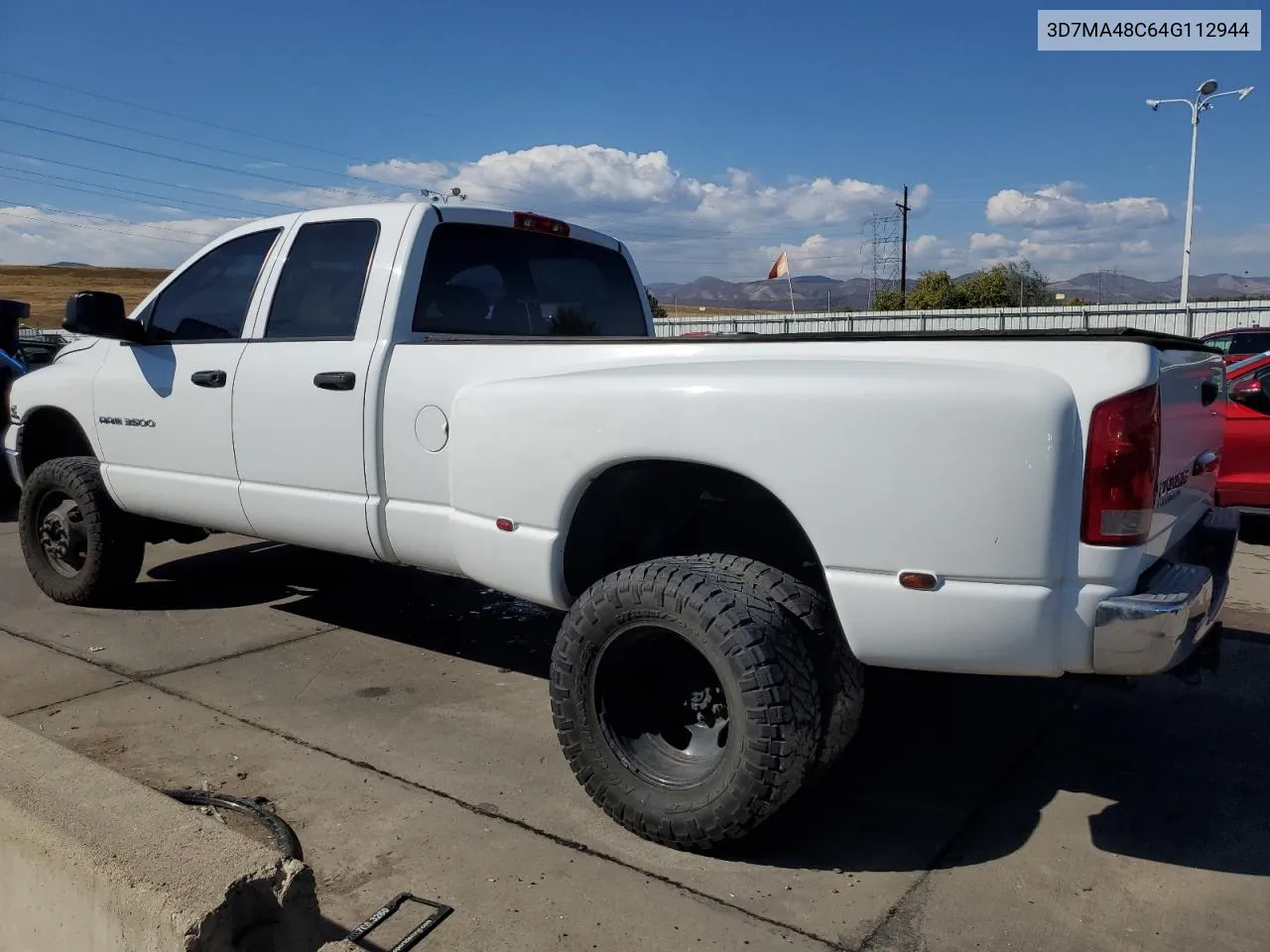 2004 Dodge Ram 3500 St VIN: 3D7MA48C64G112944 Lot: 72557194