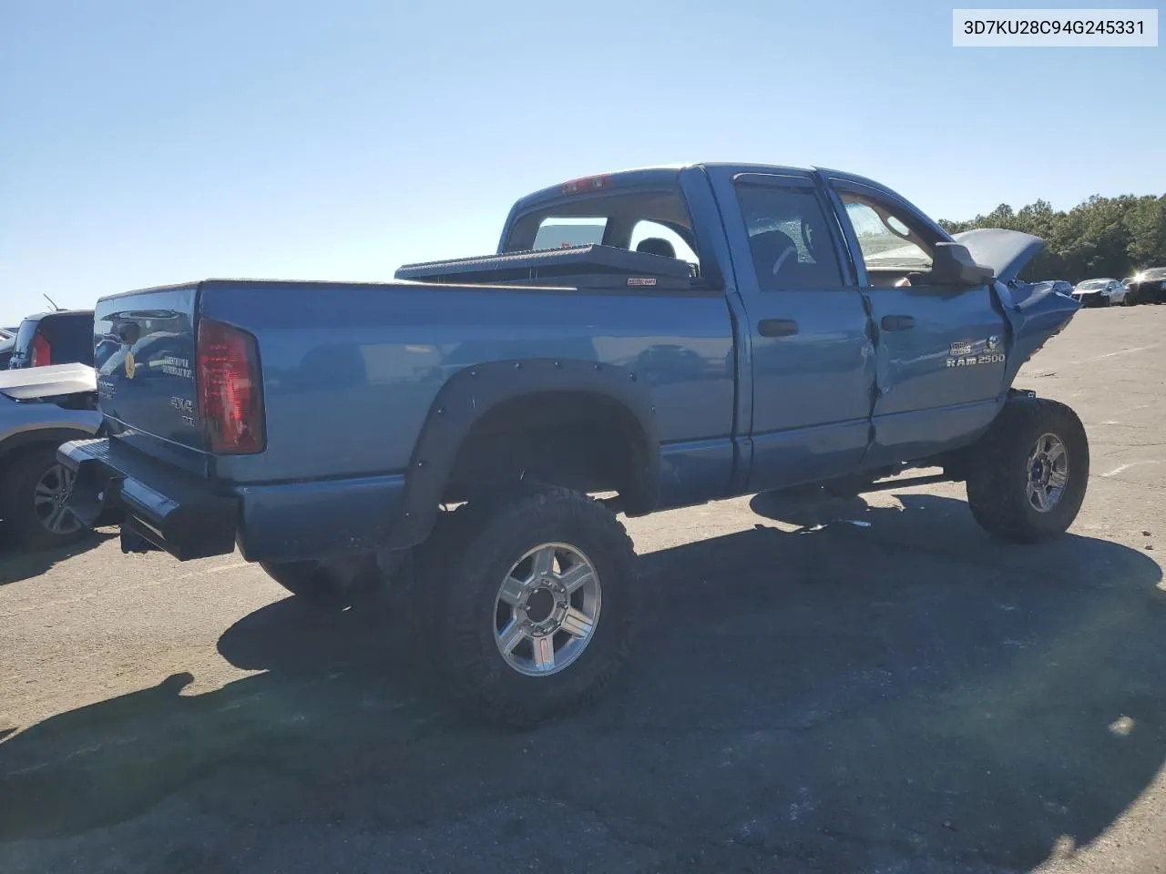 2004 Dodge Ram 2500 St VIN: 3D7KU28C94G245331 Lot: 72656274