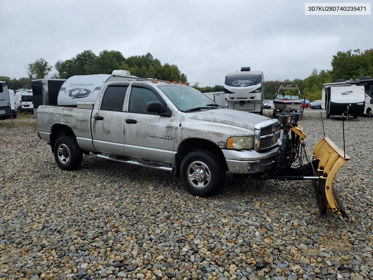 2004 Dodge Ram 2500 St VIN: 3D7KU28D74G235471 Lot: 72690154