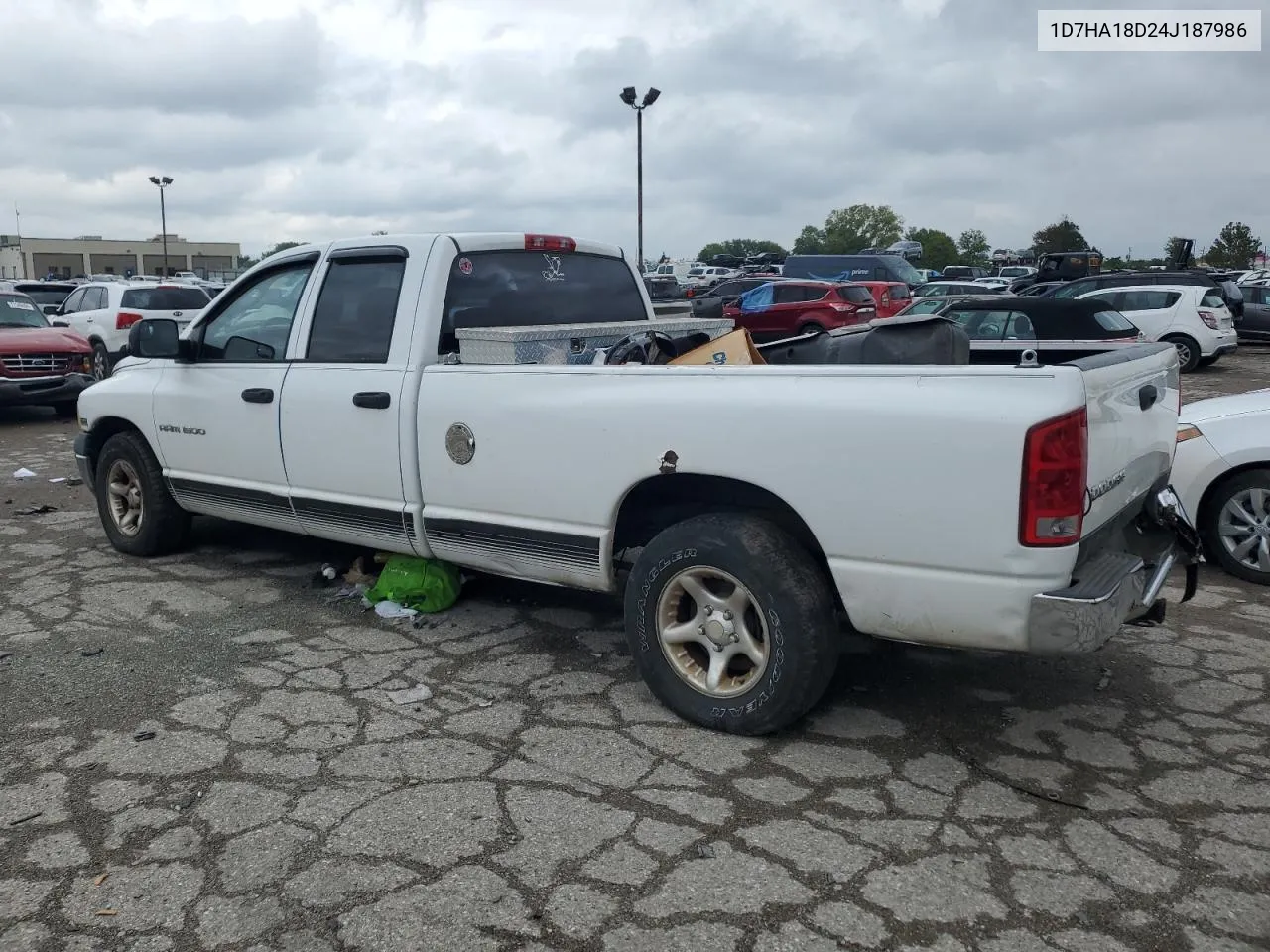 2004 Dodge Ram 1500 St VIN: 1D7HA18D24J187986 Lot: 72759154