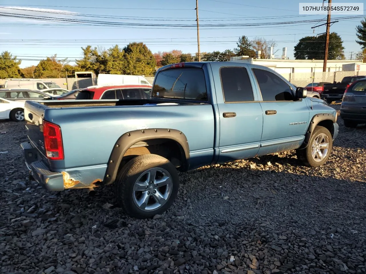 2004 Dodge Ram 1500 St VIN: 1D7HU18D54S572749 Lot: 72841554