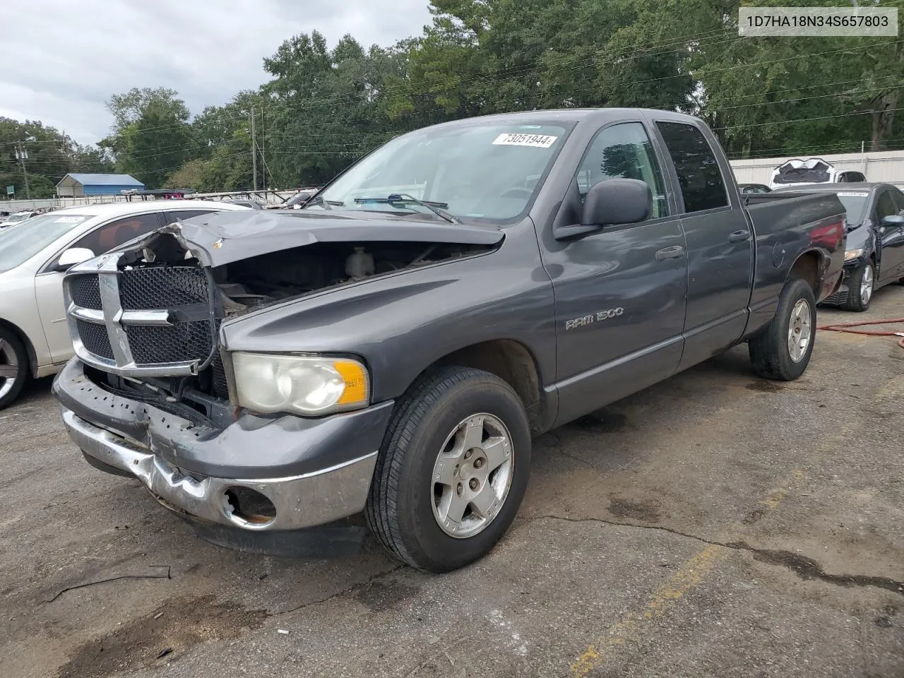 2004 Dodge Ram 1500 St VIN: 1D7HA18N34S657803 Lot: 73051944