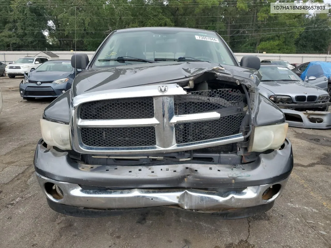 2004 Dodge Ram 1500 St VIN: 1D7HA18N34S657803 Lot: 73051944