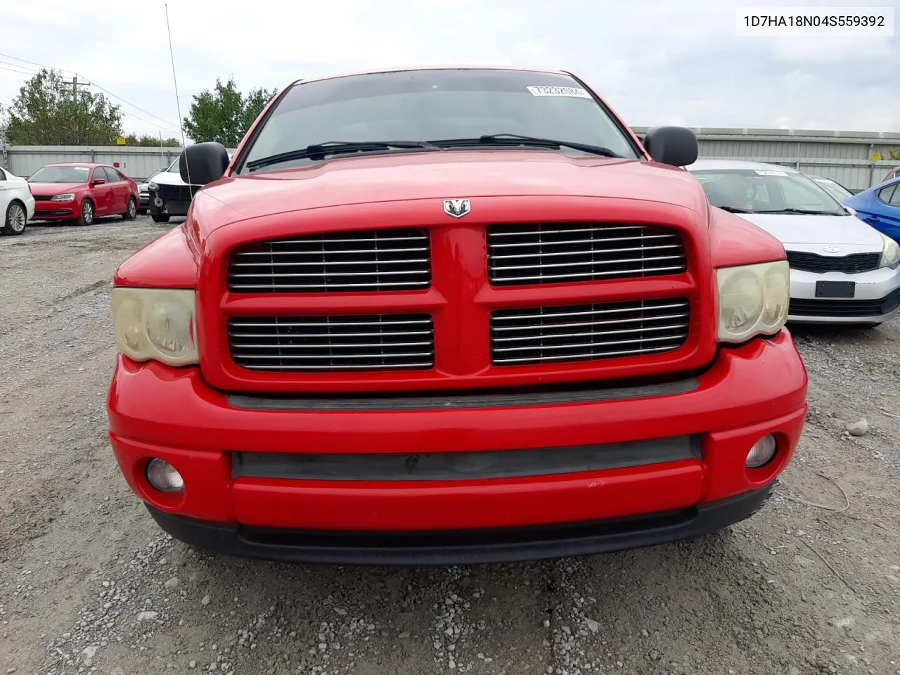 2004 Dodge Ram 1500 St VIN: 1D7HA18N04S559392 Lot: 73232084