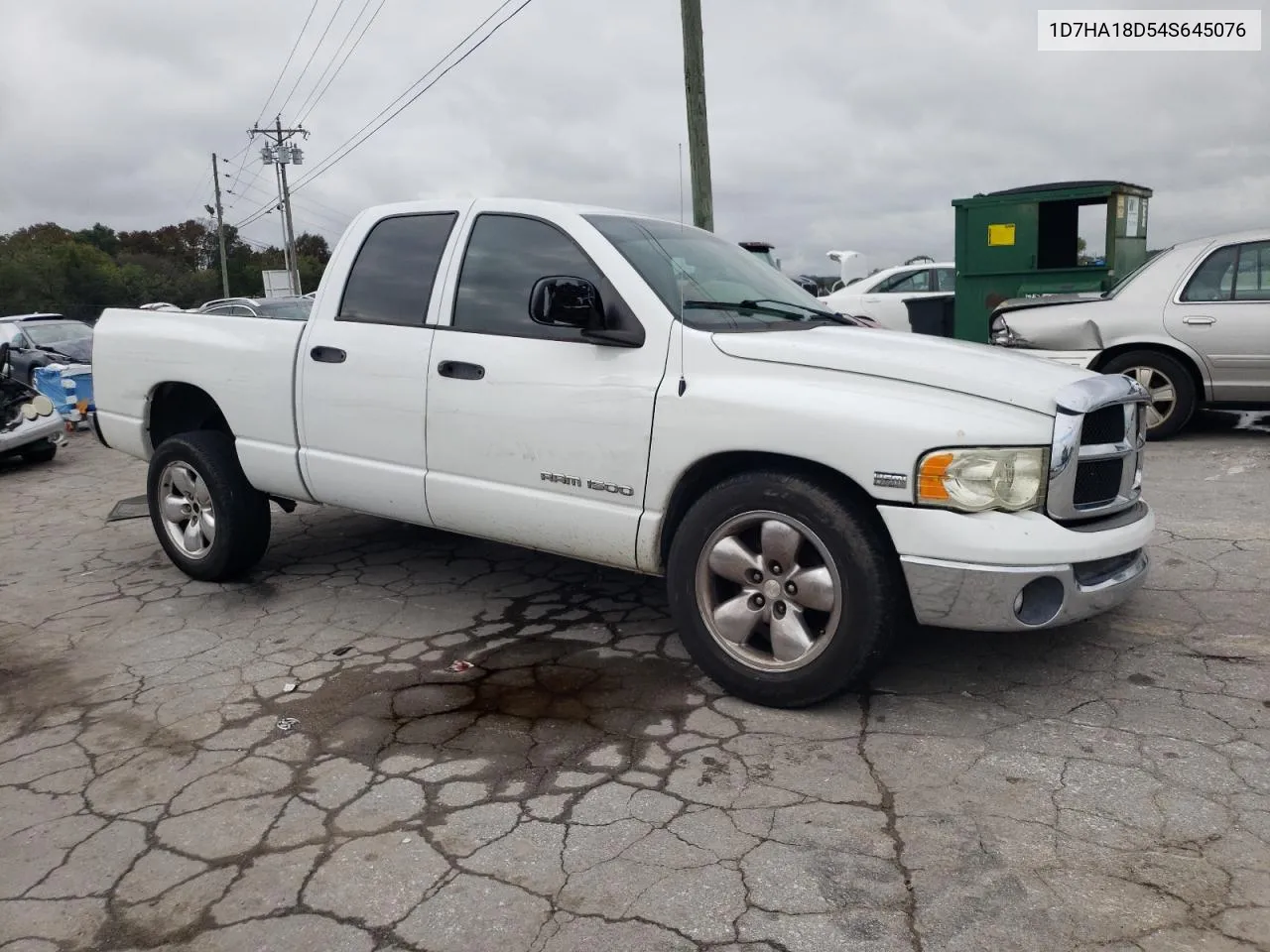 2004 Dodge Ram 1500 St VIN: 1D7HA18D54S645076 Lot: 73562984