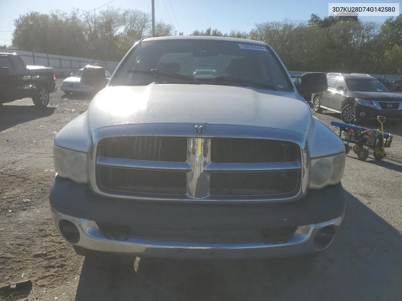 2004 Dodge Ram 2500 St VIN: 3D7KU28D74G142580 Lot: 73576744