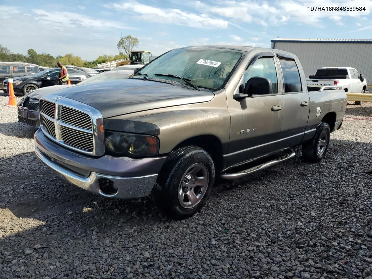 2004 Dodge Ram 1500 St VIN: 1D7HA18N84S539584 Lot: 73609084