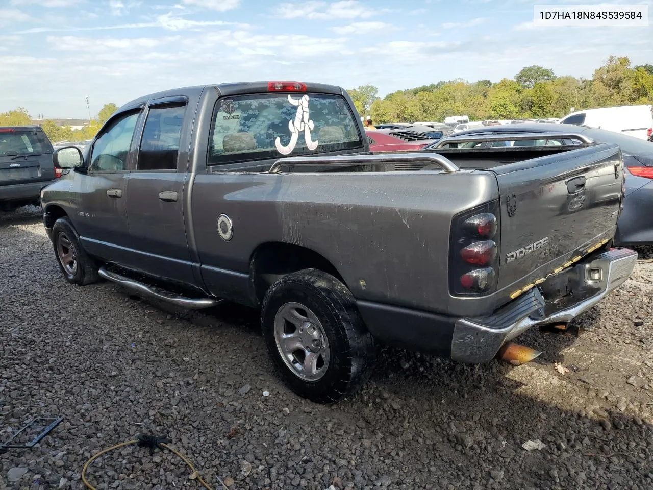 2004 Dodge Ram 1500 St VIN: 1D7HA18N84S539584 Lot: 73609084