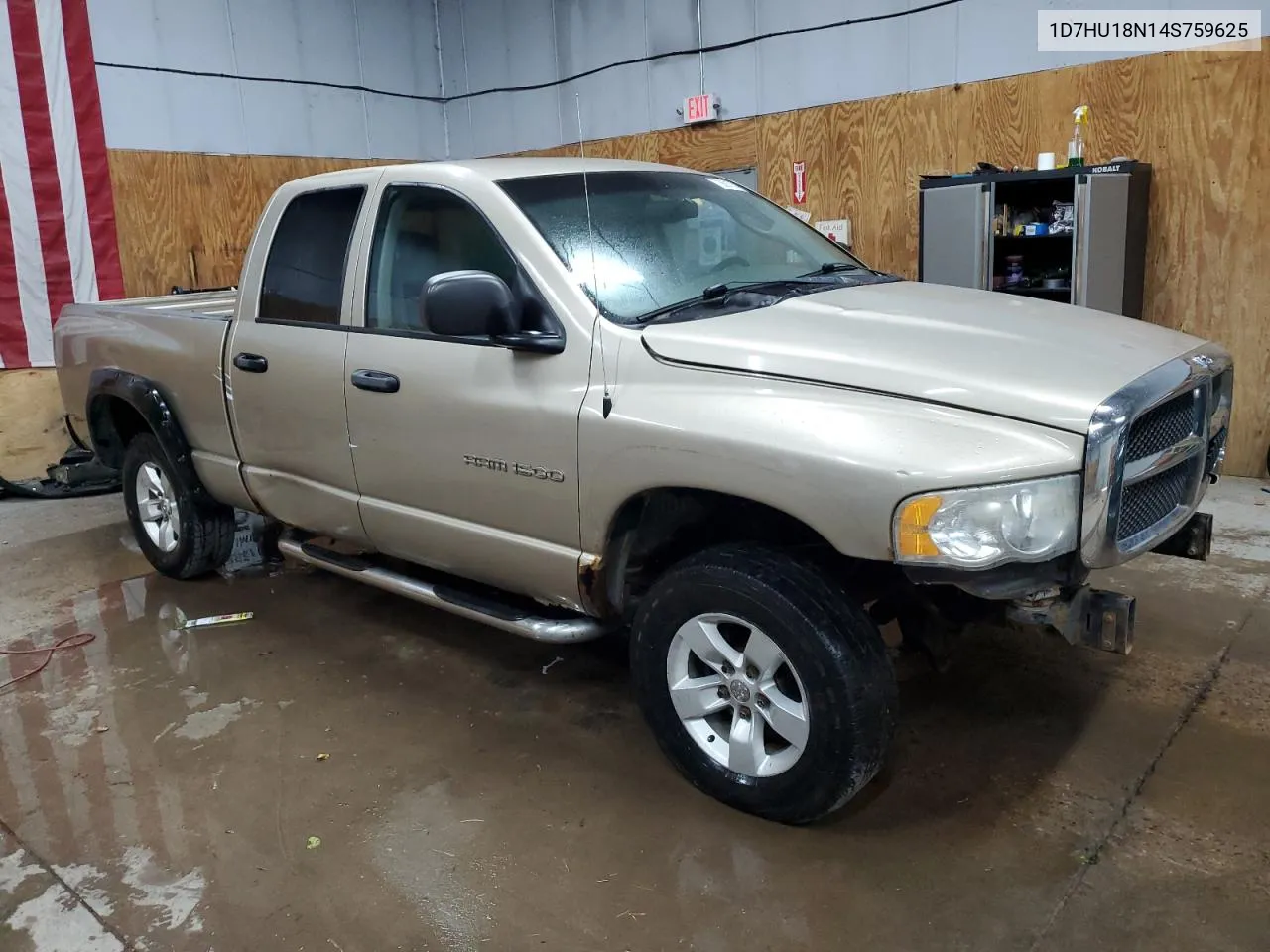 2004 Dodge Ram 1500 St VIN: 1D7HU18N14S759625 Lot: 73691354