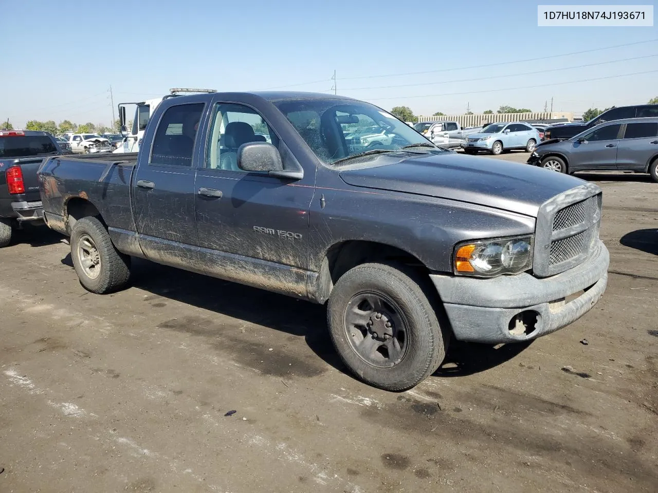 2004 Dodge Ram 1500 St VIN: 1D7HU18N74J193671 Lot: 73758104