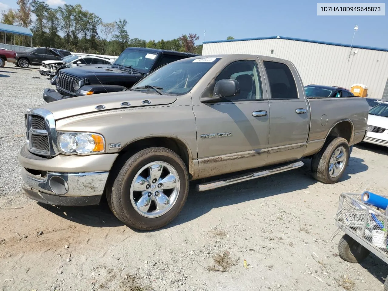 2004 Dodge Ram 1500 St VIN: 1D7HA18D94S645873 Lot: 73894374