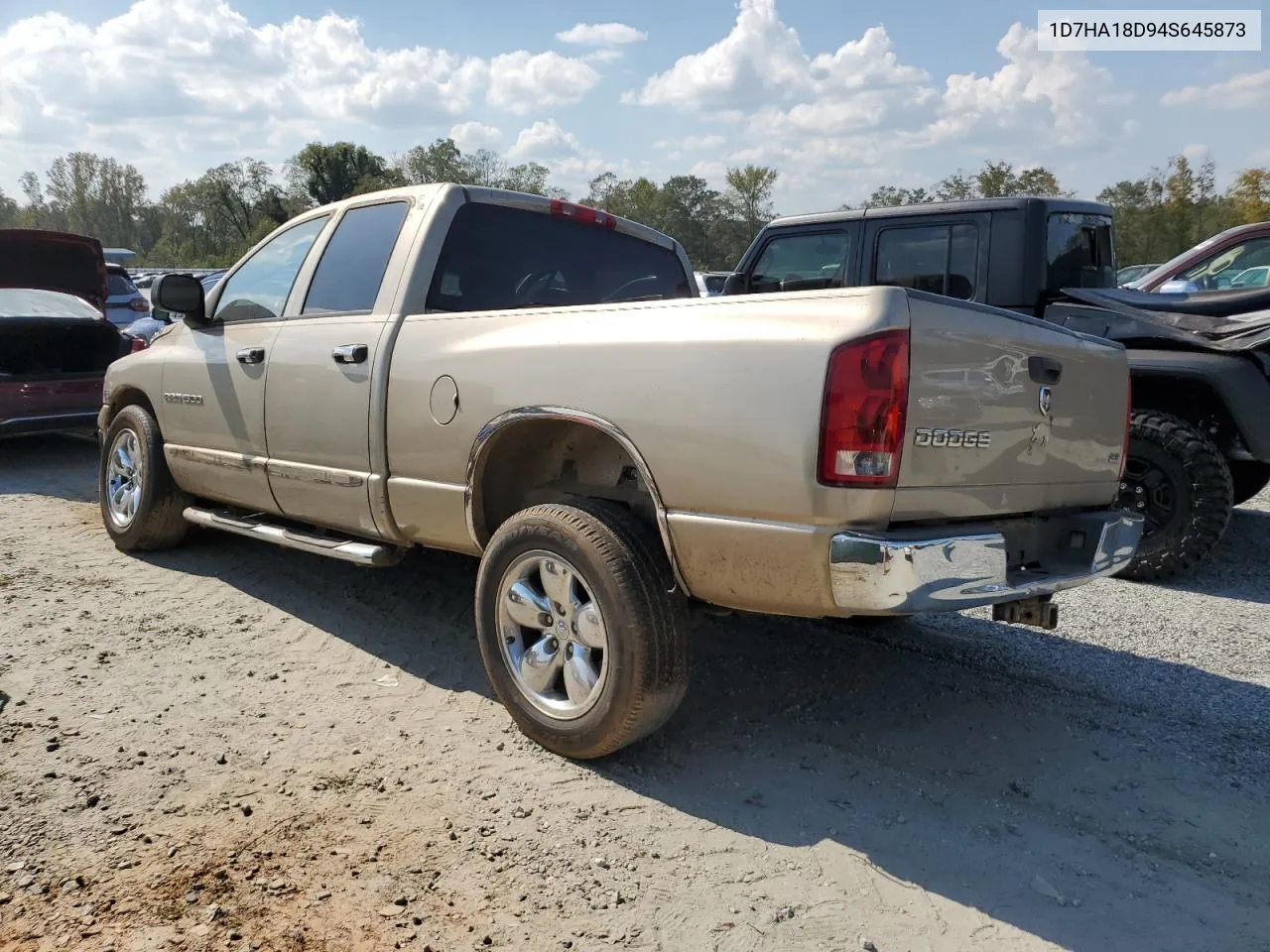 2004 Dodge Ram 1500 St VIN: 1D7HA18D94S645873 Lot: 73894374