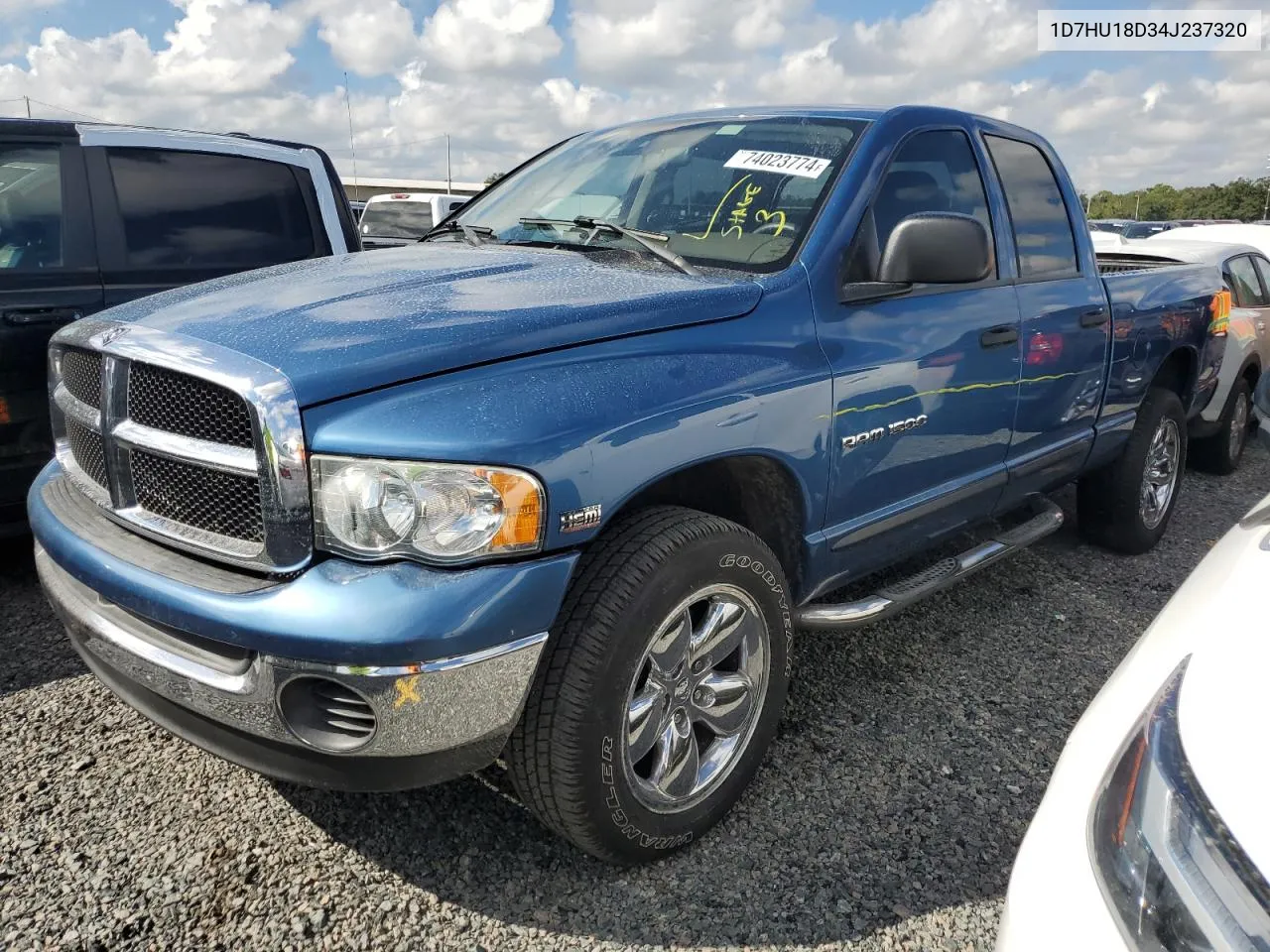 2004 Dodge Ram 1500 St VIN: 1D7HU18D34J237320 Lot: 74023774