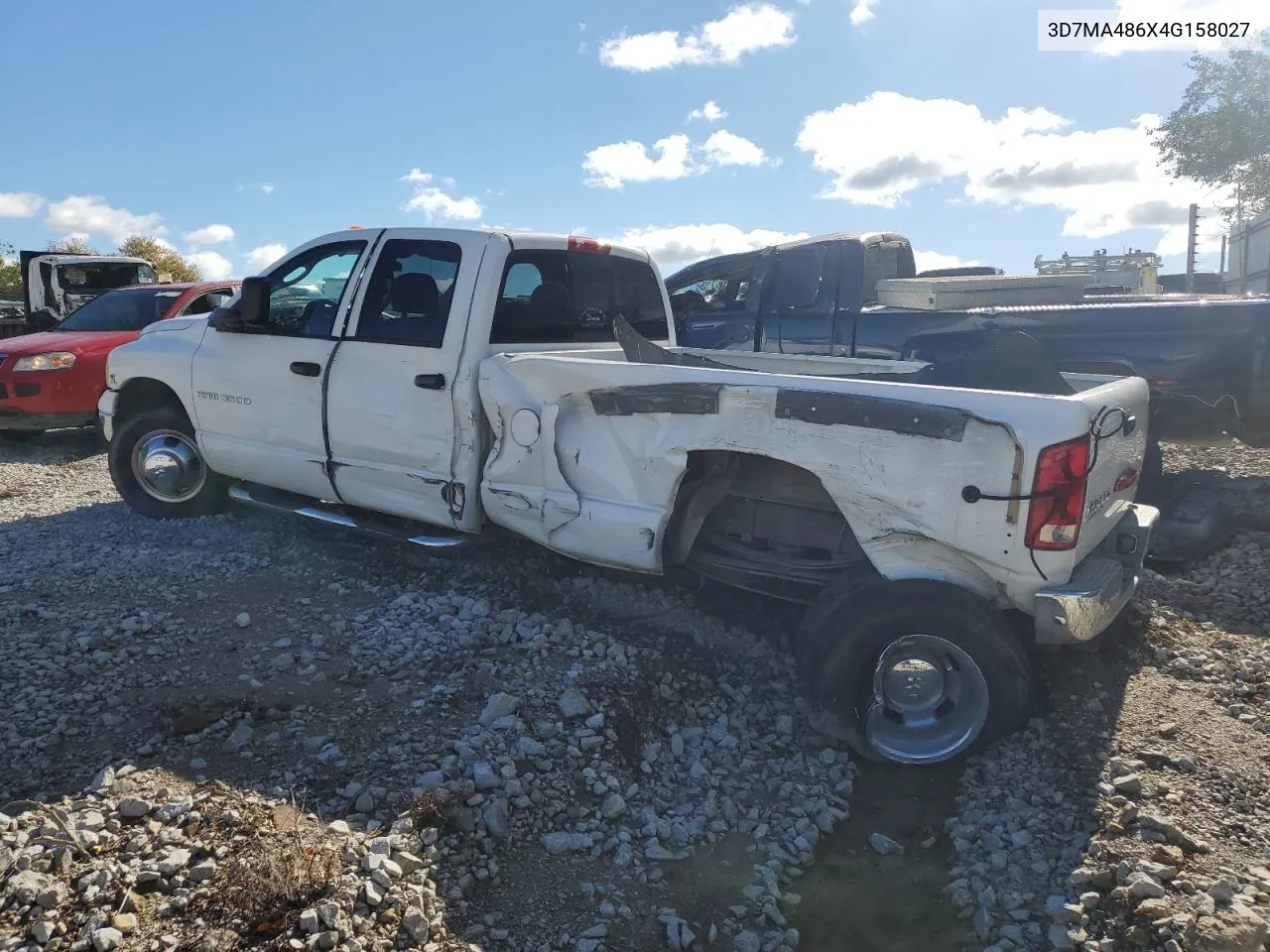 2004 Dodge Ram 3500 St VIN: 3D7MA486X4G158027 Lot: 74052554