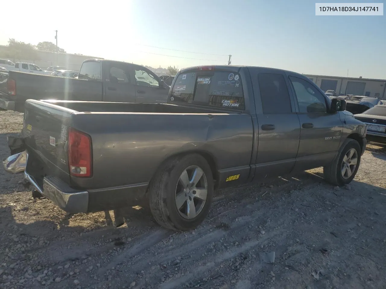 2004 Dodge Ram 1500 St VIN: 1D7HA18D34J147741 Lot: 74222944