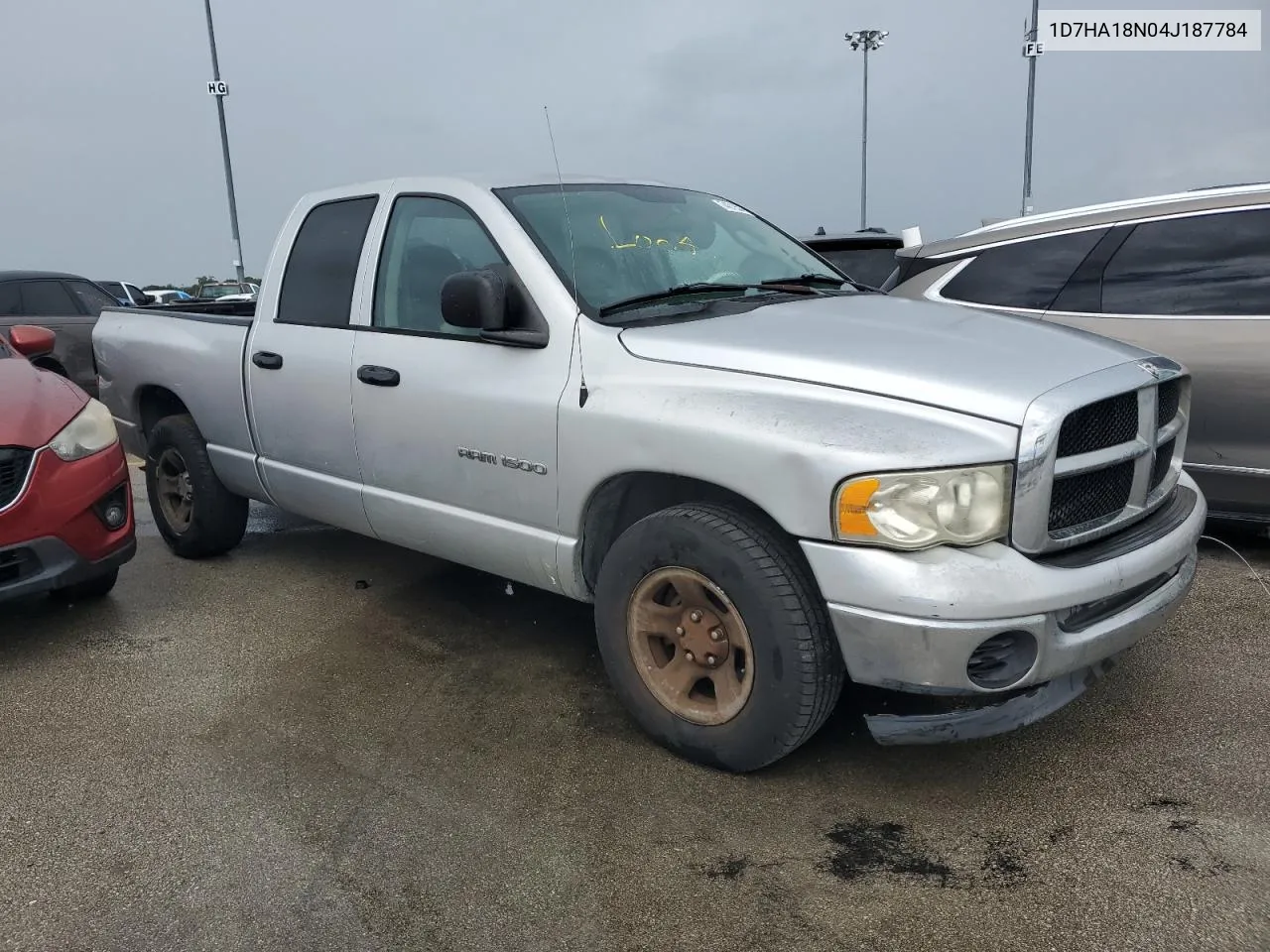 2004 Dodge Ram 1500 St VIN: 1D7HA18N04J187784 Lot: 74310544