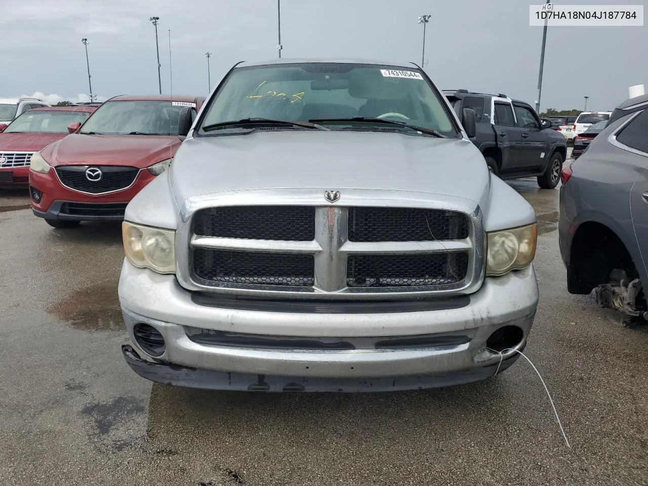 2004 Dodge Ram 1500 St VIN: 1D7HA18N04J187784 Lot: 74310544