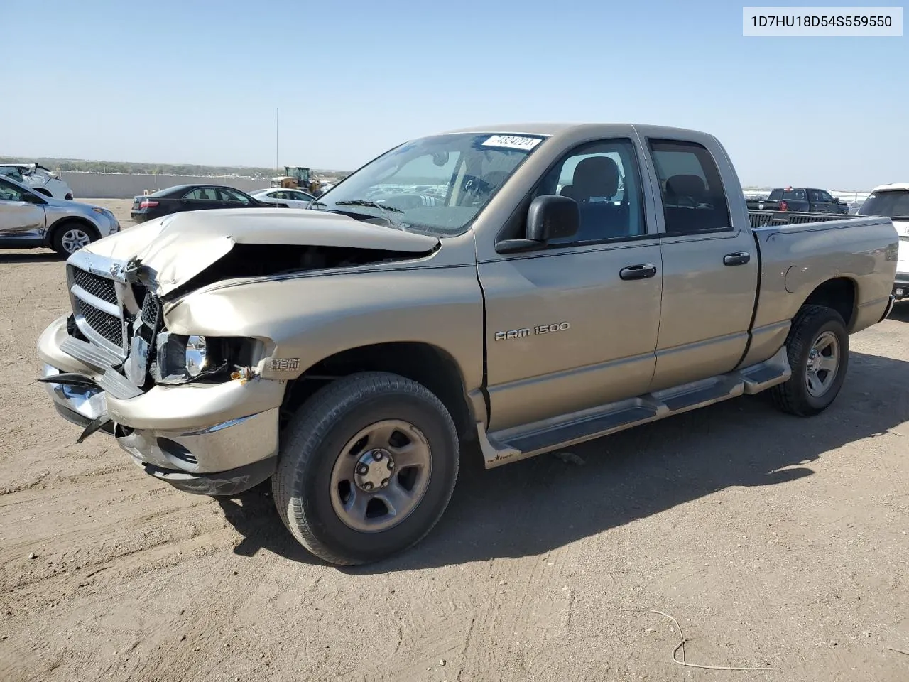 2004 Dodge Ram 1500 St VIN: 1D7HU18D54S559550 Lot: 74324224