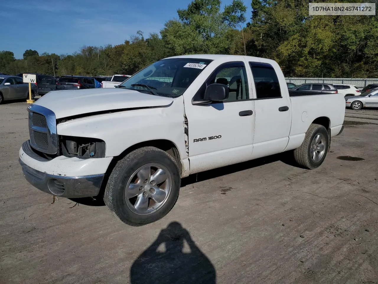 2004 Dodge Ram 1500 St VIN: 1D7HA18N24S741272 Lot: 74336294