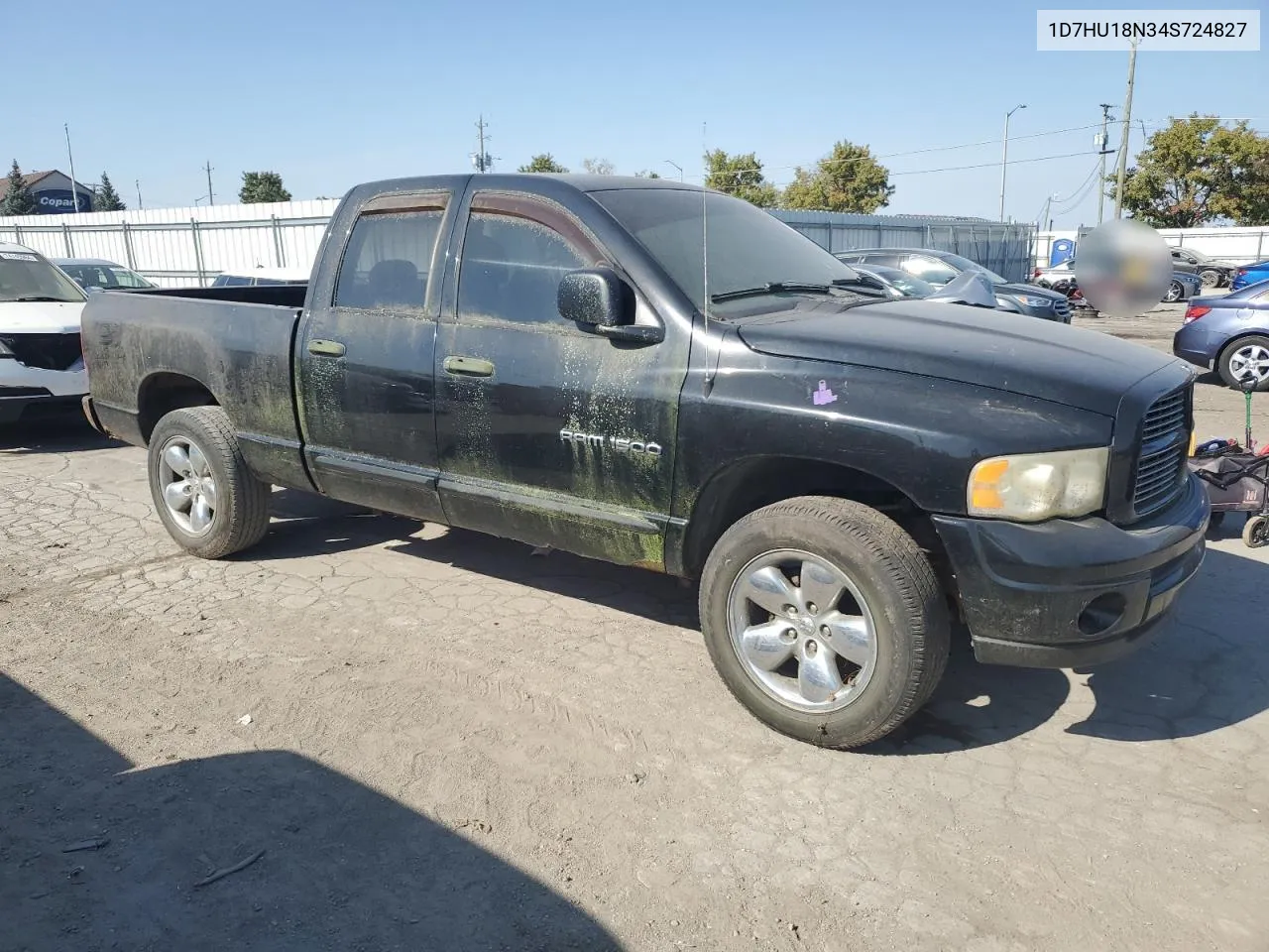 2004 Dodge Ram 1500 St VIN: 1D7HU18N34S724827 Lot: 74471324