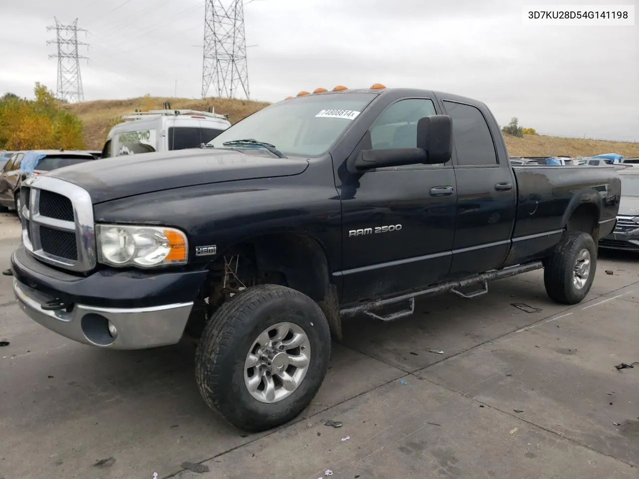 2004 Dodge Ram 2500 St VIN: 3D7KU28D54G141198 Lot: 74808814