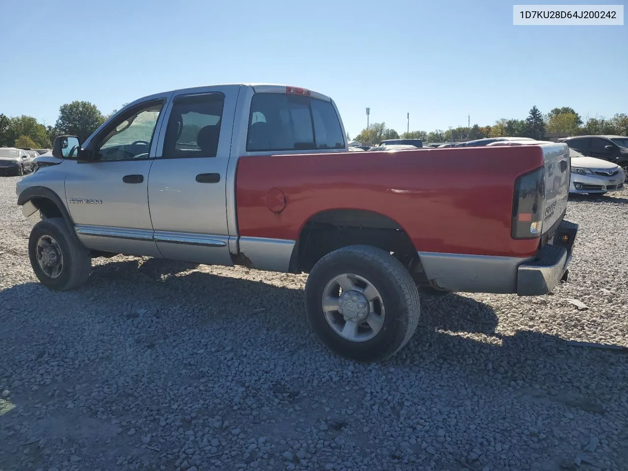 2004 Dodge Ram 2500 St VIN: 1D7KU28D64J200242 Lot: 74826494